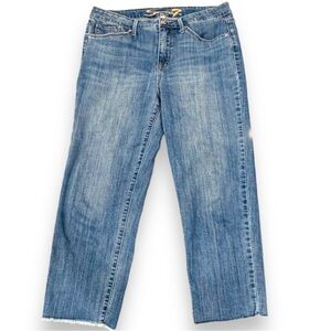 Seven7 Women's Blue Ankle & Cropped Jeans